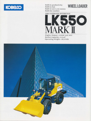 Încărcătoare pe roți Kobelco LK550