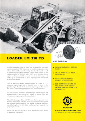 Încărcătoare pe roți Volvo LM218TD