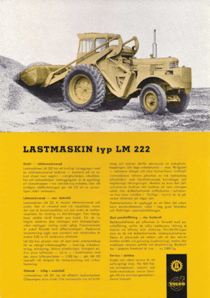 Încărcătoare pe roți Volvo LM222