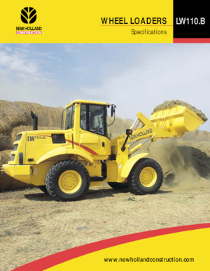 Încărcătoare pe roți New Holland LW110 B