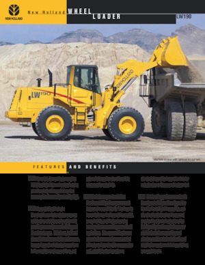 Încărcătoare pe roți New Holland LW190