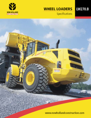 Încărcătoare pe roți New Holland LW270 B