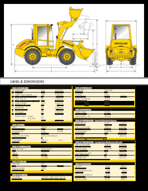 Încărcătoare pe roți New Holland LW50 B