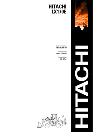 Încărcătoare pe roți Hitachi LX 170 E