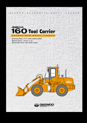 Încărcătoare pe roți Doosan MEGA 160 TC
