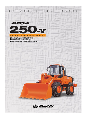Încărcătoare pe roți Doosan Mega 250 V