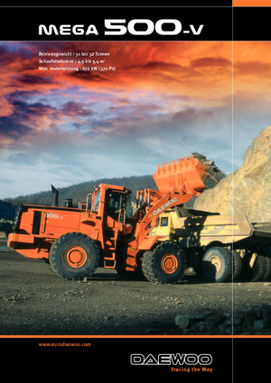 Încărcătoare pe roți Doosan Mega 500 V