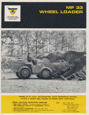 Încărcătoare pe roți Massey Ferguson MF 33