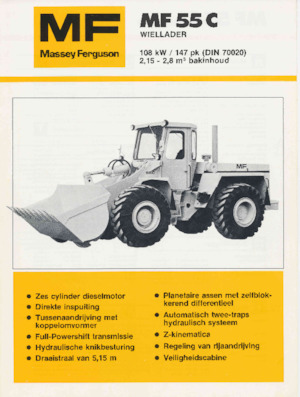 Încărcătoare pe roți Massey Ferguson MF 55C