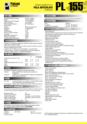 Încărcătoare pe roți Palazzani PL 155 XL