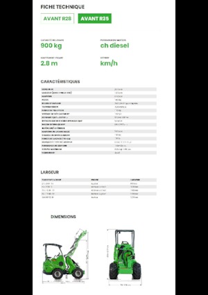 Încărcătoare pe roți Avant Tecno R 35