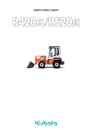 Încărcătoare pe roți Kubota R520α