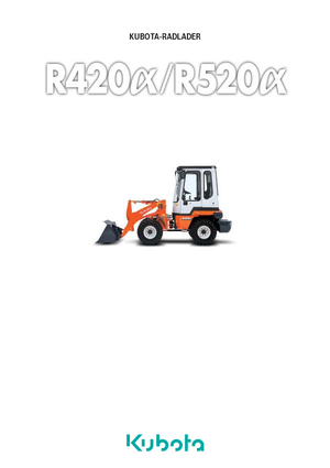 Încărcătoare pe roți Kubota R520α