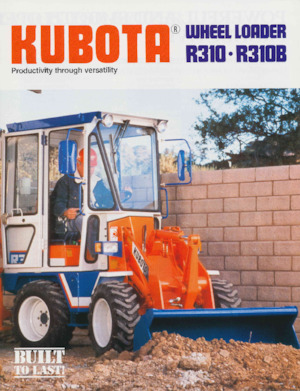 Încărcătoare pe roți Kubota R310B