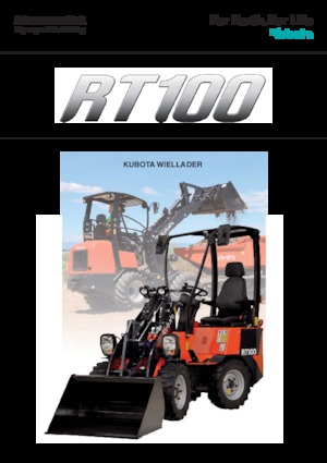 Încărcătoare pe roți Kubota RT100