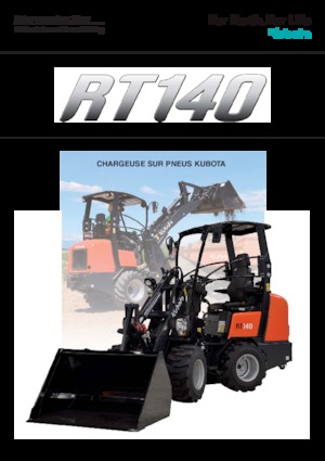 Încărcătoare pe roți Kubota RT140