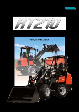 Încărcătoare pe roți Kubota RT210