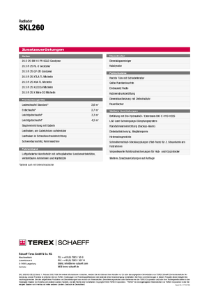 Încărcătoare pe roți Terex-Schaeff SKL 260