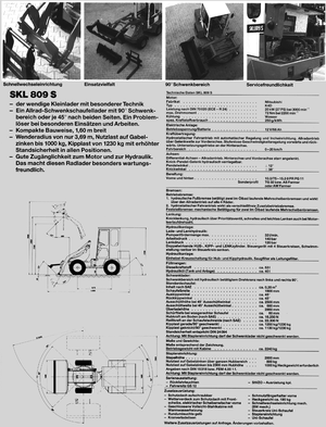 Încărcătoare pe roți Terex-Schaeff SKL 809 S