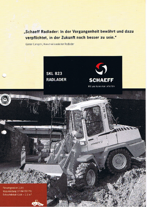 Încărcătoare pe roți Terex-Schaeff SKL 823