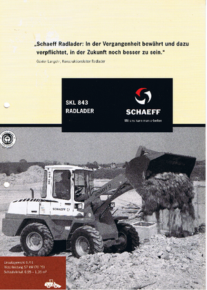 Încărcătoare pe roți Terex-Schaeff SKL 843