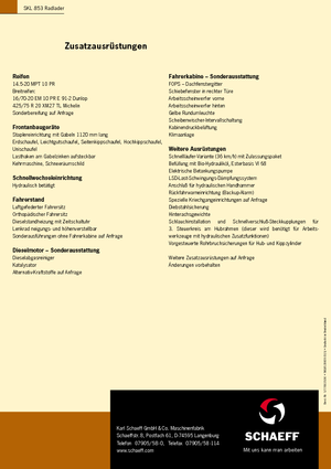 Încărcătoare pe roți Terex-Schaeff SKL 853