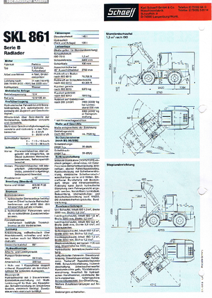 Încărcătoare pe roți Terex-Schaeff SKL 861 B