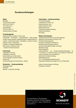 Încărcătoare pe roți Terex-Schaeff SKL 863