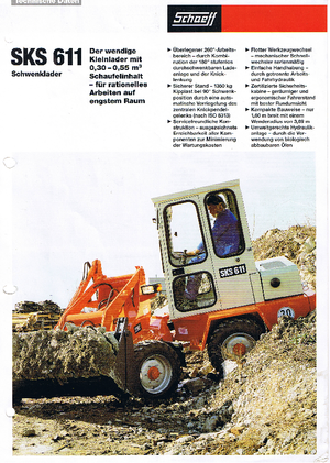 Încărcătoare pe roți Terex-Schaeff SKS 611