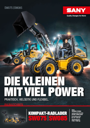 Încărcătoare pe roți Sany SW085