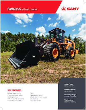 Încărcătoare pe roți Sany SW405K