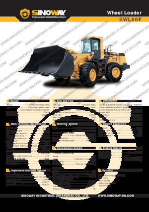 Încărcătoare pe roți Sinoway SWL60F