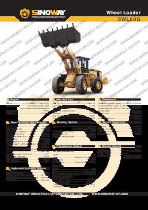 Încărcătoare pe roți Sinoway SWL60G 