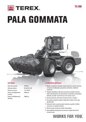 Încărcătoare pe roți Terex TL 100