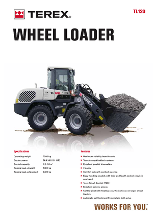 Încărcătoare pe roți Terex TL 120