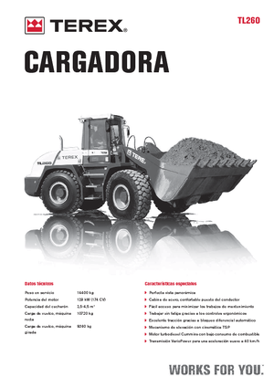 Încărcătoare pe roți Terex TL 260