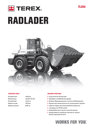 Încărcătoare pe roți Terex TL 260