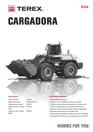 Încărcătoare pe roți Terex TL 310