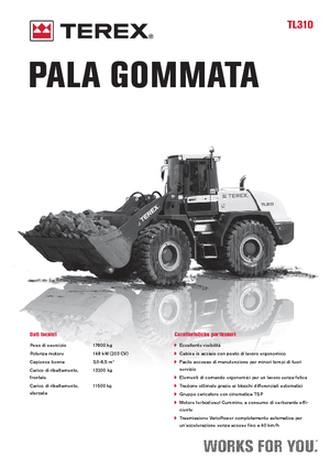 Încărcătoare pe roți Terex TL 310