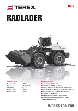 Încărcătoare pe roți Terex TL 310