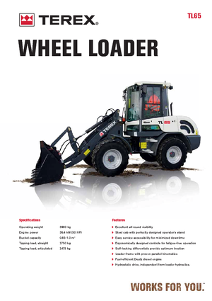 Încărcătoare pe roți Terex TL 65