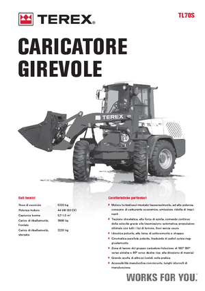 Încărcătoare pe roți Terex TL 70 S