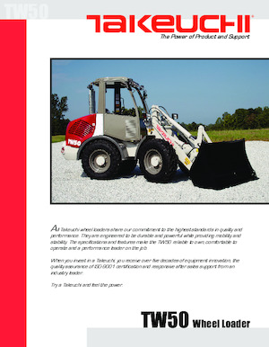 Încărcătoare pe roți Takeuchi TW50