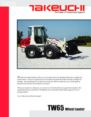 Încărcătoare pe roți Takeuchi TW65