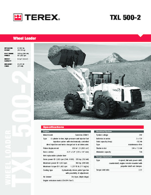 Încărcătoare pe roți Terex TXL 500-2
