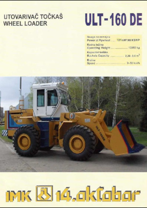 Încărcătoare pe roți 14. OKTOBAR ULT-160 DE