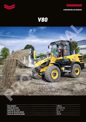 Încărcătoare pe roți Yanmar V 80