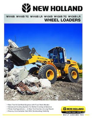 Încărcătoare pe roți New Holland W110 B TC