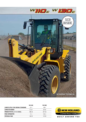 Încărcătoare pe roți New Holland W110C ZB