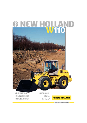 Încărcătoare pe roți New Holland W 110 Evolution